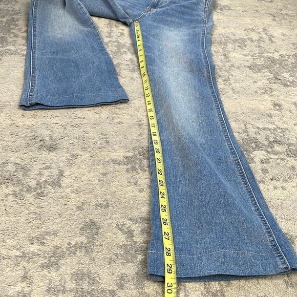 Gap High Rise Flare Jeans Light Katie Wash Sz 0 25 - Picture 7 of 10